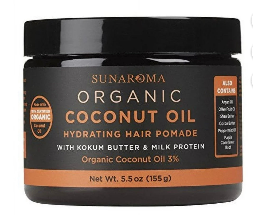 Organic Coconut Oil Hydrating Hair Promade