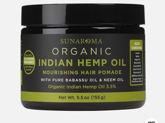 Organic Indian Hemp Oil Hydrating Hair Promade (Copy)