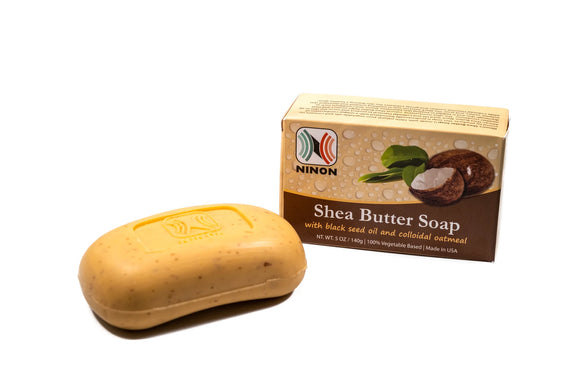 Shea Butter Soap with black seed oil and colloidal oatmeal