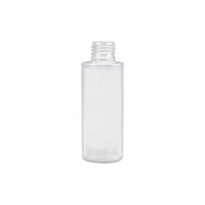 1 oz. Natural HDPE Plastic Cylinder Bottle with Flip Tops